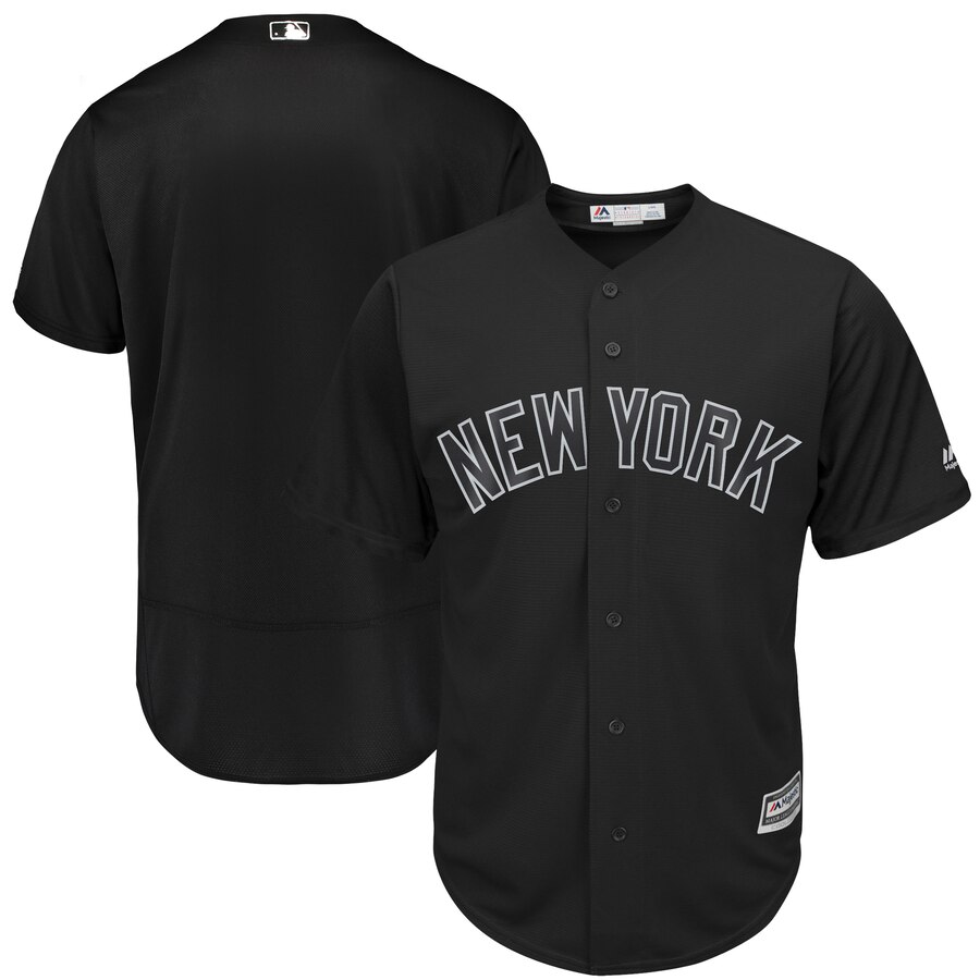 Customized Men New York Mets Blank black blank MLB Jerseys->new york mets->MLB Jersey